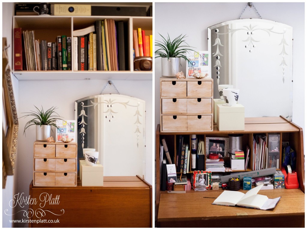 70's bureau, my little office, storage idea