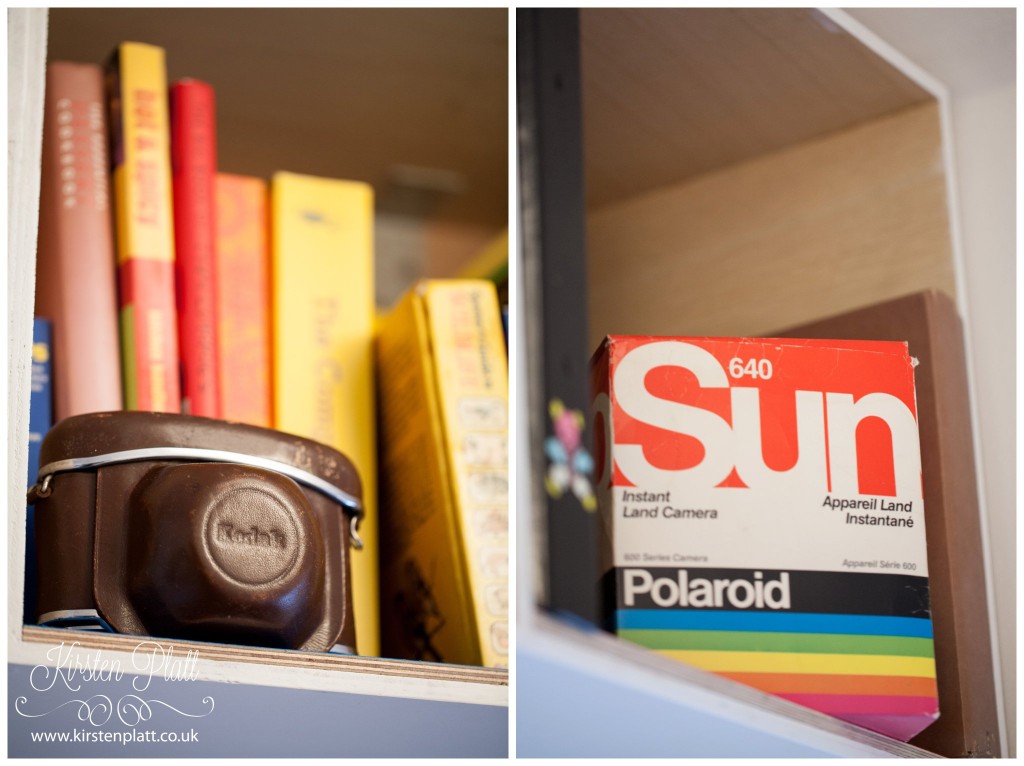 my little office books on shelves