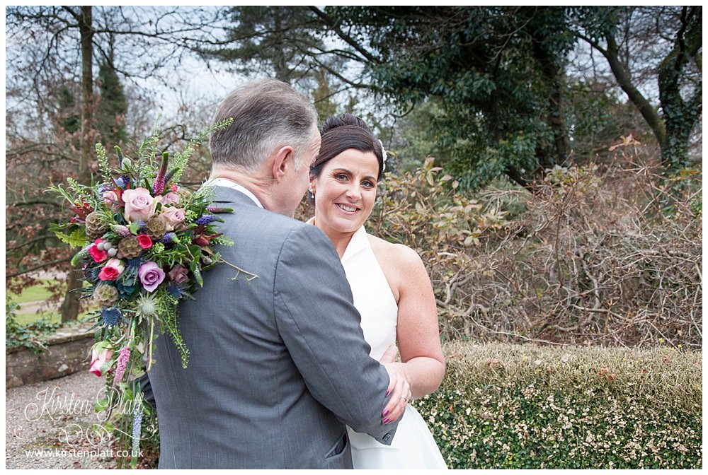 Eaves Hall winter wedding