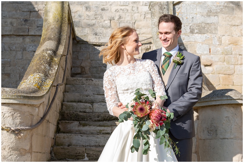 York House Malton Wedding- Bride and Groom